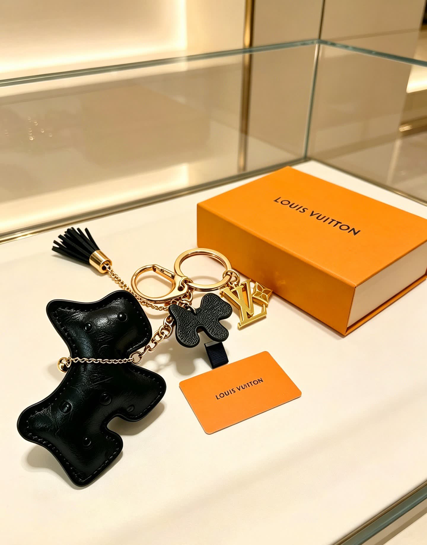 Louis Vuitton Monogram World Tour Keychain